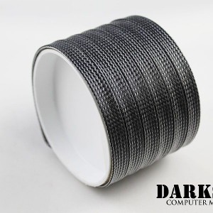 DarkSide 10mm (3/8") High Density SATA Cable Sleeving - Graphite Metallic (DS-0115)