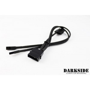 DarkSide CONNECT Pass-Through Y-Cable | 12" | 4-Pin Molex - Type 8 (DS-0376)