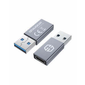 USB Adapter, USB 3.2 Gen 2 10 Gbit/s, Type-C Female to USB Type-A Male (G-AD-CTA-10G)