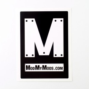 ModMyMods Vinyl Sticker- Black (MOD-0167)