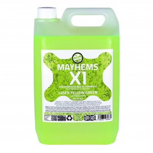 Mayhems - PC Coolant - X1 Premix - Eco Friendly Series - UV Fluorescent | 5 Liter - Laser Yellow Green (MX1P5LYG)