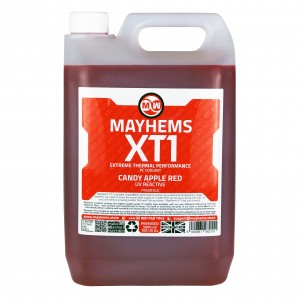 Mayhems - PC Coolant - XT1 Premix - Thermal Performance Series - UV Fluorescent | 5 Liter - Candy Apple Red (MXTP5LRE)