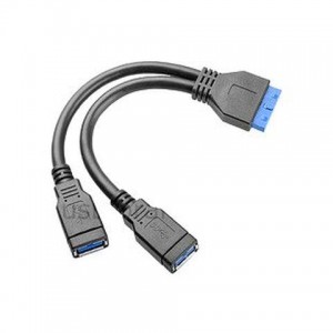 Motherboard USB 3.0 19-Pin to USB3.0 x 2 Cable Adaptor (CAB100)