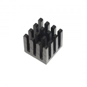 Black Chipset Heatsink - 10mm x 10mm x 10mm (CSHS-10)
