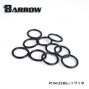 Barrow Replacement O-ring Set for Acrylic/Hard Tube - 10pcs - Black (OBL-1719)