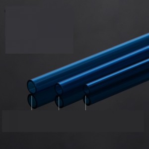 Barrow 12/8mm PETG Rigid HardTube (500mm) - Blue (PG1208-L-BLUE)