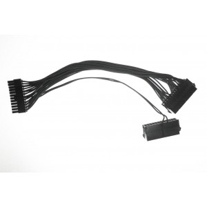 ModMyMods 24-Pin Dual Power Supply Adapter Cable - 30cm - Black (MOD-0210)
