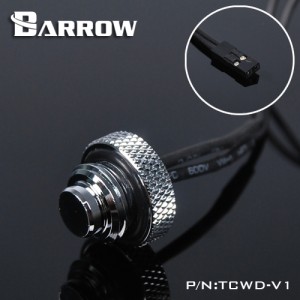 Barrow G1/4" 10K Temperature Stop / Plug Fitting - Silver (TCWD-V1-Silver)