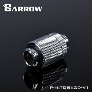 Barrow G1/4" 20-23mm Adjustable SLI / Crossfire Connector - Silver (TQBX2D-V1-Silver)
