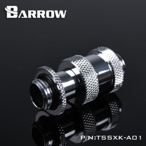 Barrow G1/4" 22-31mm Adjustable SLI / Crossfire Connector - Silver (TSSXK-A01-Silver)
