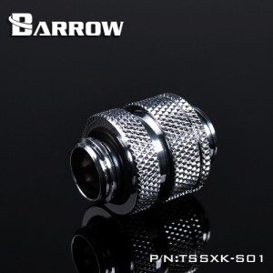Barrow G1/4" 16-22mm Adjustable SLI / Crossfire Connector - Silver (TSSXK-S01-Silver)