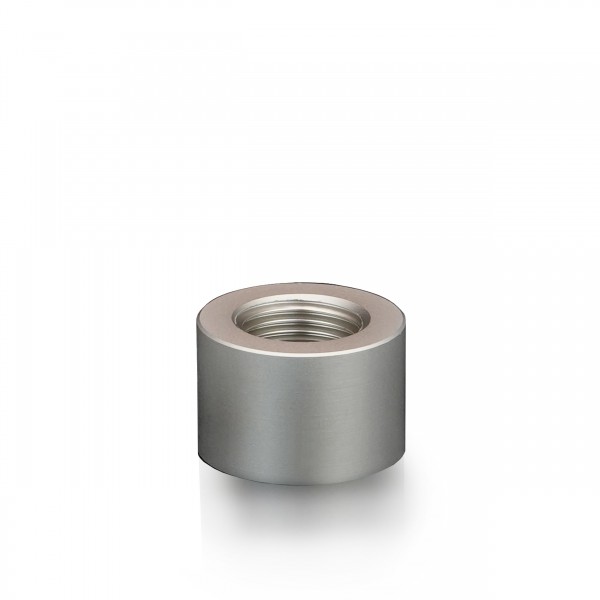 Thermal Grizzly DeltaMate 14mm Female to Female Extender Fitting - FF14 - Matte Nickel (TG-DM-FIT-0213)