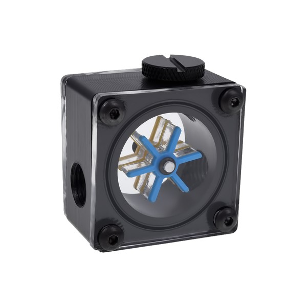 Alphacool Eisfluegel G1/4 Square Flow Meter - Acetal (17350)