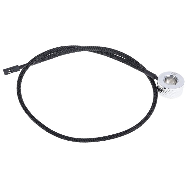 Alphacool Eiszapfen G1/4 Inline Temperature Sensor - Chrome (17362)