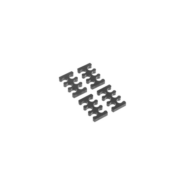 Alphacool Eiskamm X6 - 3mm Black - 4 pcs (24752)