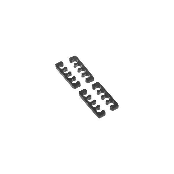 Alphacool Eiskamm X4 Flat - 3mm Black - 4 pcs (24758)