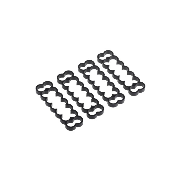 Alphacool Eiskamm Aluminum X14 - 4mm Black - 4 pcs (24764)