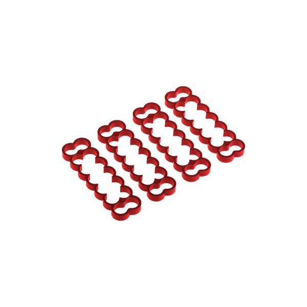 Alphacool Eiskamm Aluminum X14 - 4mm Red - 4 pcs (24782)