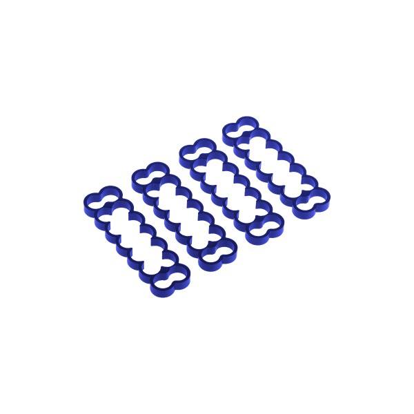 Alphacool Eiskamm Aluminum X14 - 4mm Blue - 4 pcs (24791)