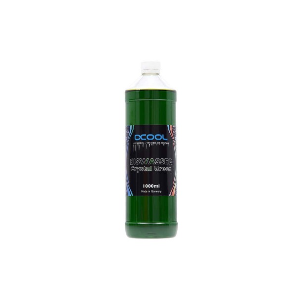 Alphacool Eiswasser - Premixed Coolant - Crystal Green - UV Reactive - 1000ml (18545)