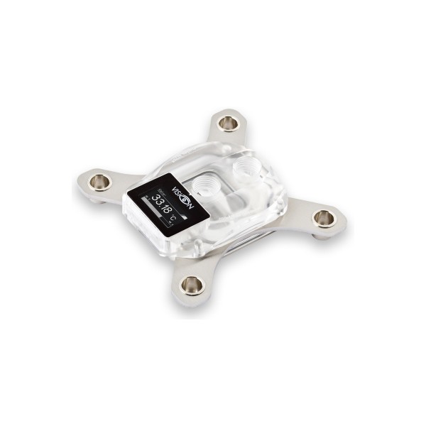 Aquacomputer Cuplex Kryos NEXT with VISION 1200/1156/1155/1151/1150, Acrylic/.925 Silver (21663)