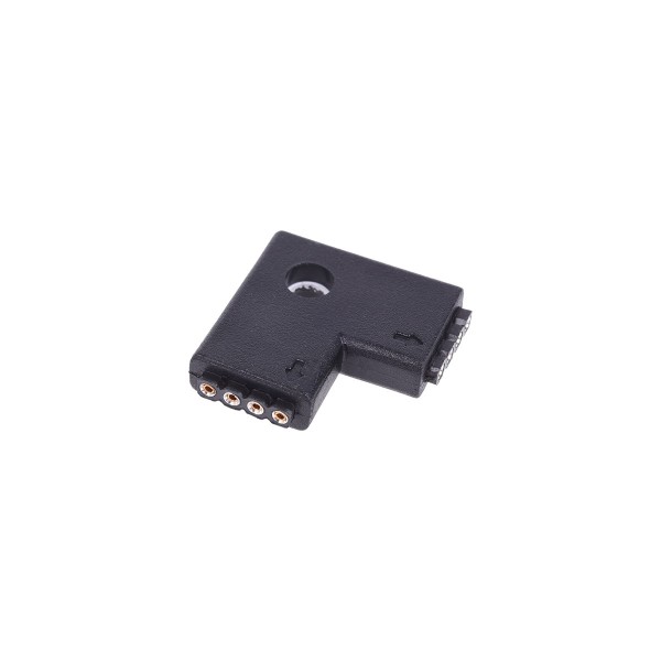 Alphacool Aurora LED RGB Connector 90° - Black (15344)