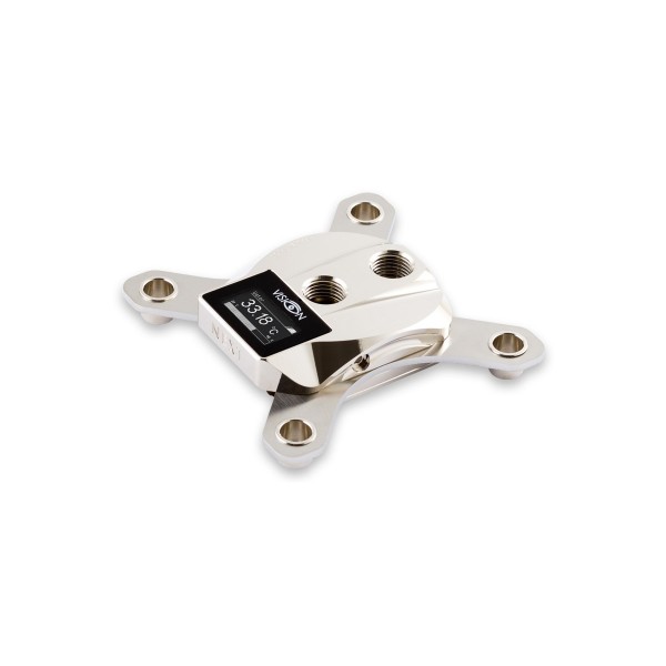 Aquacomputer Cuplex Kryos NEXT VARIO with VISION 1200/1156/1155/1151/1150, Nickel / .925 Silver (21684)