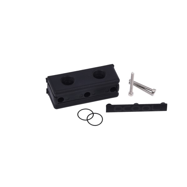 Alphacool Eisblock GPX Plexi Terminal Block - Black (12930)