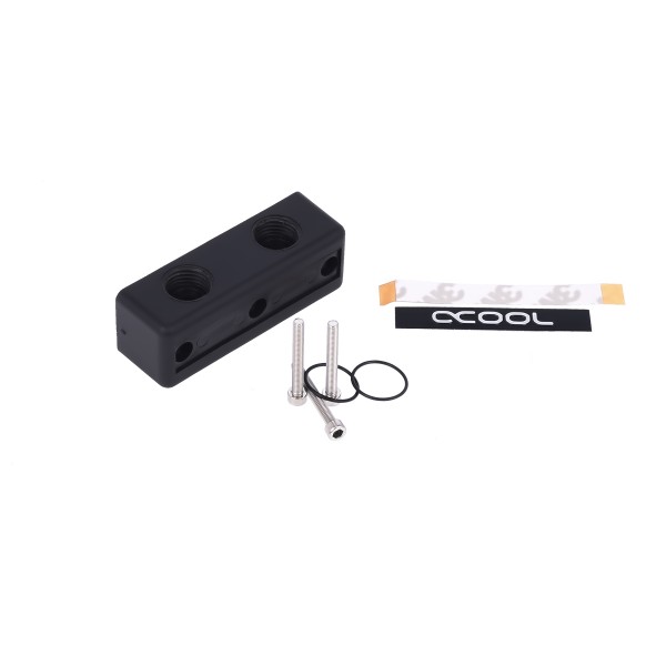 Alphacool Eisblock GPX Acetal Terminal Block - Black (12928)