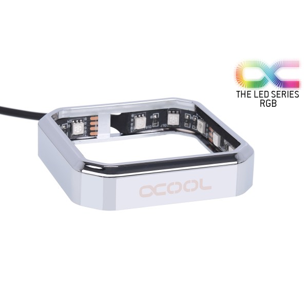 Alphacool Aurora XPX RGB Frame - Chrome (12932)