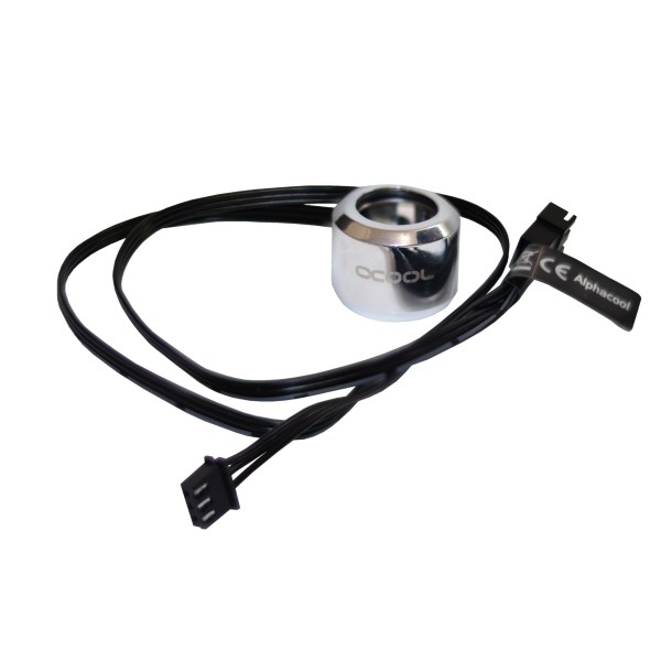 Alphacool Aurora HardTube LED Ring 16mm Chrome - Digital RGB (15366)