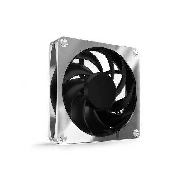 Alphacool Apex Stealth Metal Fan 2000rpm Chrome - 120x120x25mm (13818)