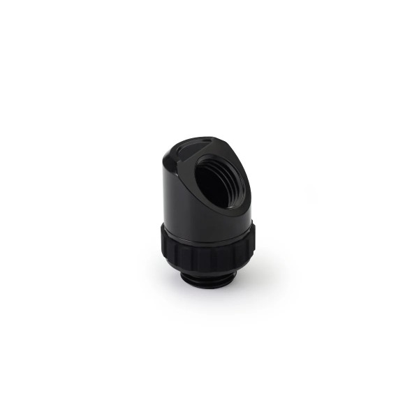 Alphacool Apex Grip 45° G1/4 Rotary Adapter Fitting - Black (14808)