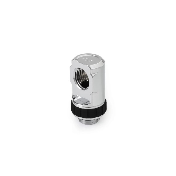 Alphacool Apex Grip 90° G1/4 Rotary Adapter Fitting - Chrome (14888)