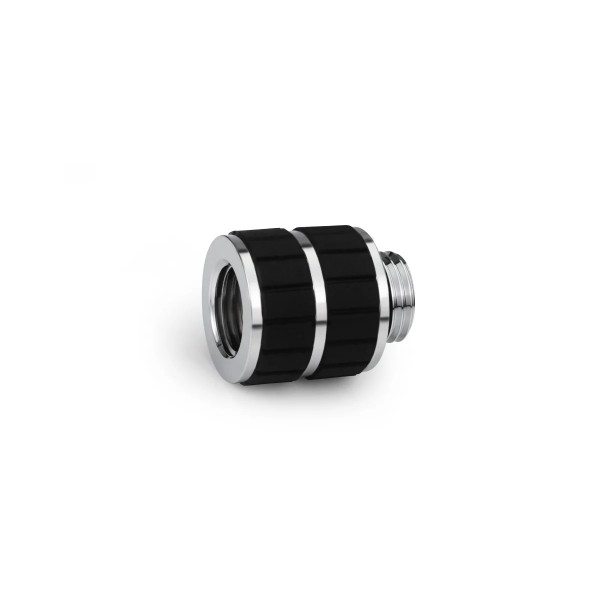 Alphacool Apex Grip 20mm G1/4 Male to Female Extension Fitting - Chrome (14898)