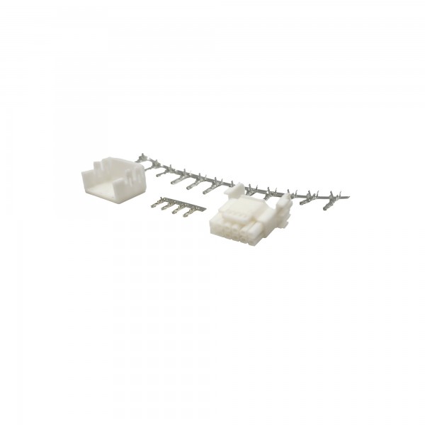 ModMyMods ATX 3.1 PCIe Gen 5 H++ 12V-2X6 MicroFit 3.0 16-Pin Angled Connector Set White - Pins Included (TD422-A)