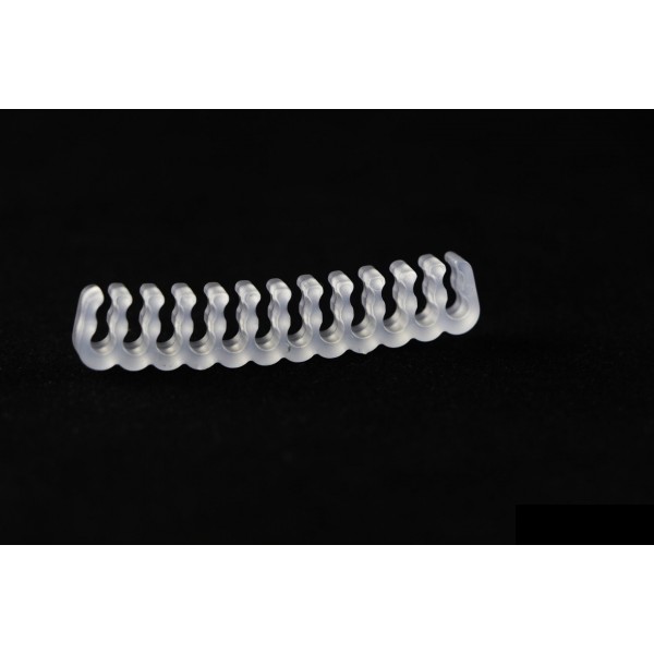 Darkside 24-pin Open-Closed Cable Management Comb - Clear (DS-0992)