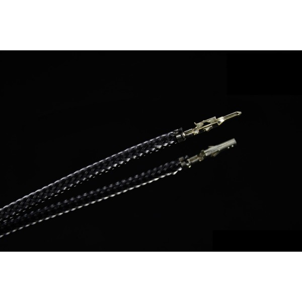 Darkside 12" (30cm) Male-Female Pre-Sleeved ATX and PCI-E Wire – Graphite Metallic (DS-0806)
