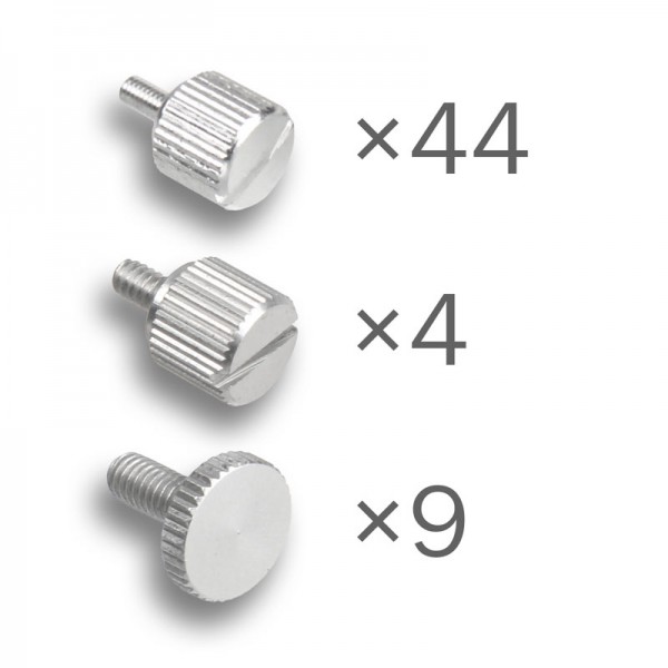 Dimastech® Bench Table Easy V3.0 - ThumbScrews Kit - Silver (BT191)