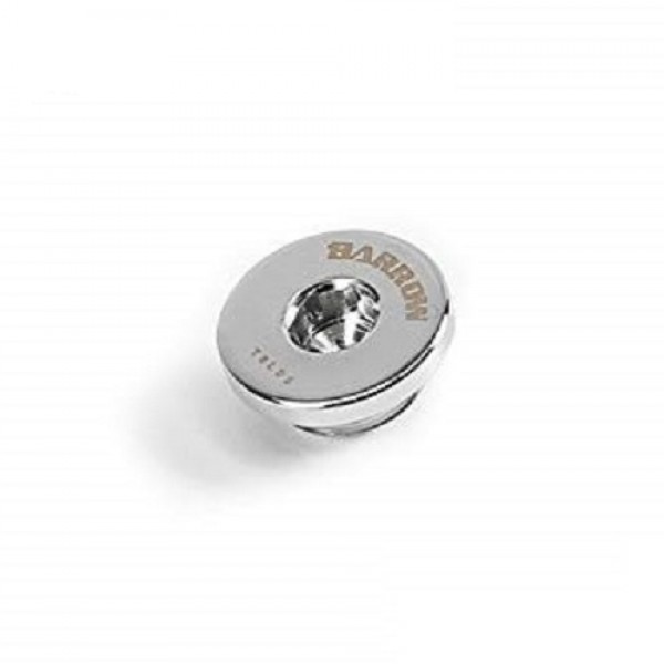 Barrow G1/4" Ultra Low Profile Hex Stop / Plug Fitting - Silver (TBLDS-Silver)