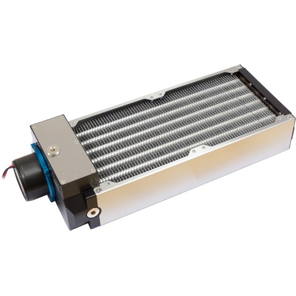 Aquacomputer Airplex Modularity 280 mm Radiator with D5 Pump | Aluminum (33015)