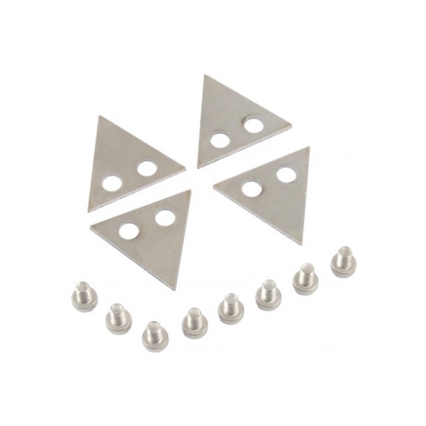 Aquacomputer Set of Interconnection Plates (Side-By-Side) for Airplex Modularity System (33503)