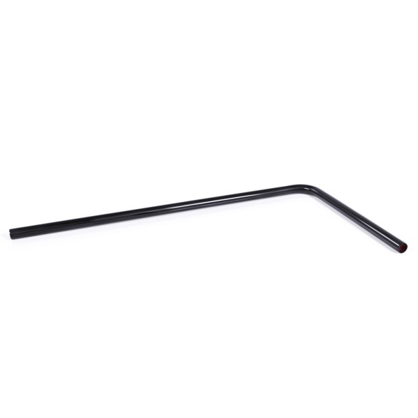 Alphacool HardTube 13mm OD 90° Brass 20/40cm - Deep Black (18611)