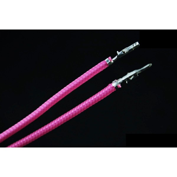 Darkside 17.5" (45cm) Male-Female Pre-Sleeved ATX and PCI-E Wire – Pink (DS-1098)