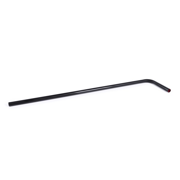 Alphacool HardTube 13mm OD 90° Brass 10/50cm - Deep Black (18609)