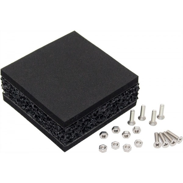 Aquacomputer 'Shoggy Sandwich' Pump Decoupling Kit (V2) Black Version (41102)