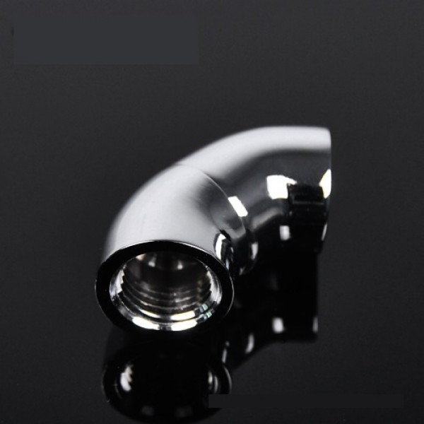 Barrow G1/4" 90 Degree Female to Female Rotary Snake Adaptor - Silver (TSNW902-V1 Silver)
