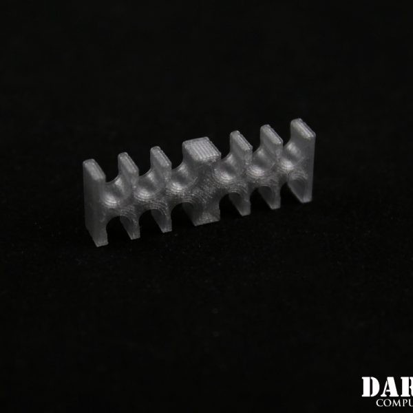 Darkside 12-Pin Cable Management Holder- Metallic Silver (3DS-0057)