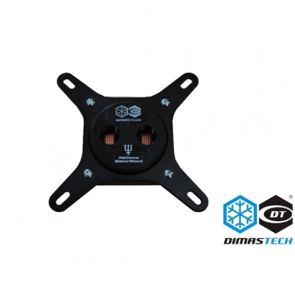 Dimastech® Nethuns WaterBlock Sockets 775/115x/1366 Black (WB001)
