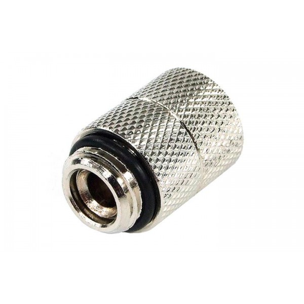 Phobya G1/4 Revolvable Extension Fitting - Silver Nickel (64105)